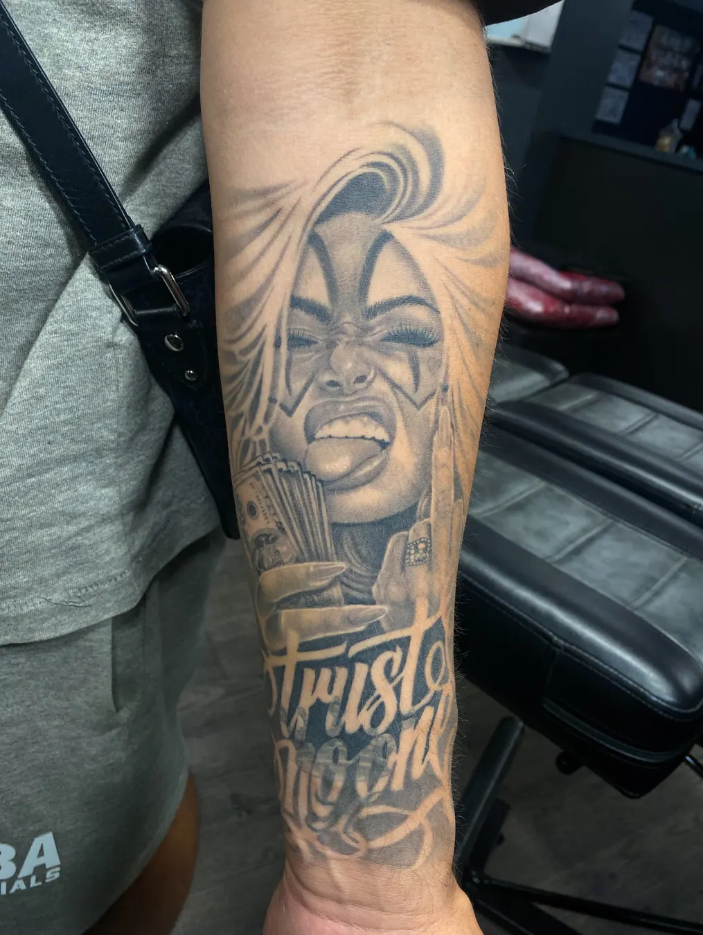Genezen tattoo, zonder filter