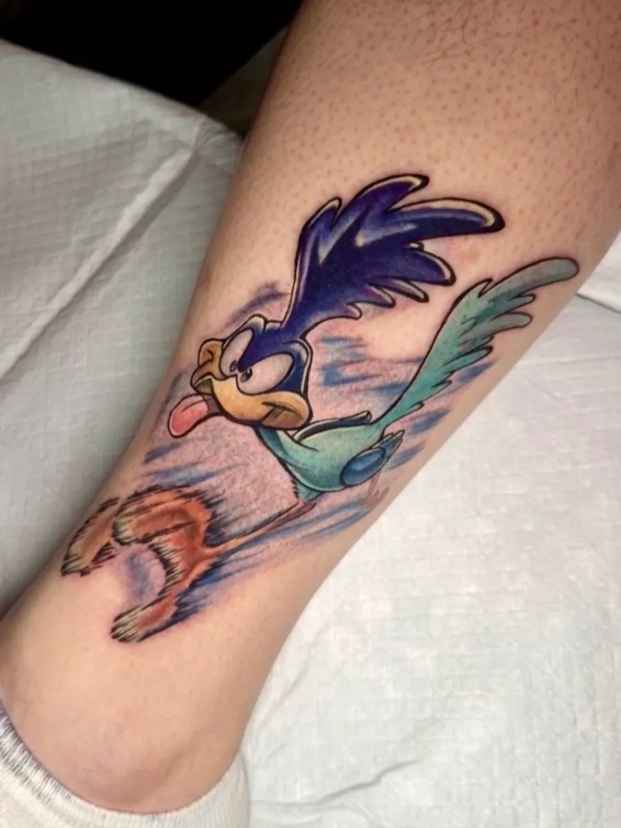 Road Runner tattoo